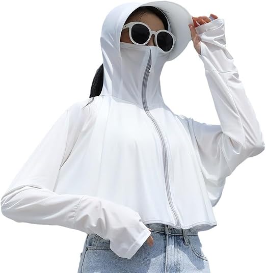 UPF 50+ Lightweight Outdoor Crop Jacket
