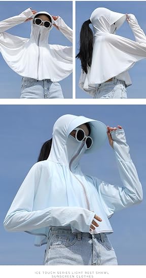 UPF 50+ Lightweight Outdoor Crop Jacket