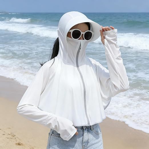 UPF 50+ Lightweight Outdoor Crop Jacket